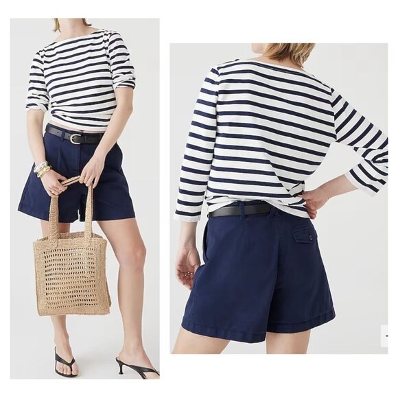 J Crew Classic Mariner Boatneck T-shirt in Stripe BF359 size 3X Nautical Preppy - Picture 16 of 16